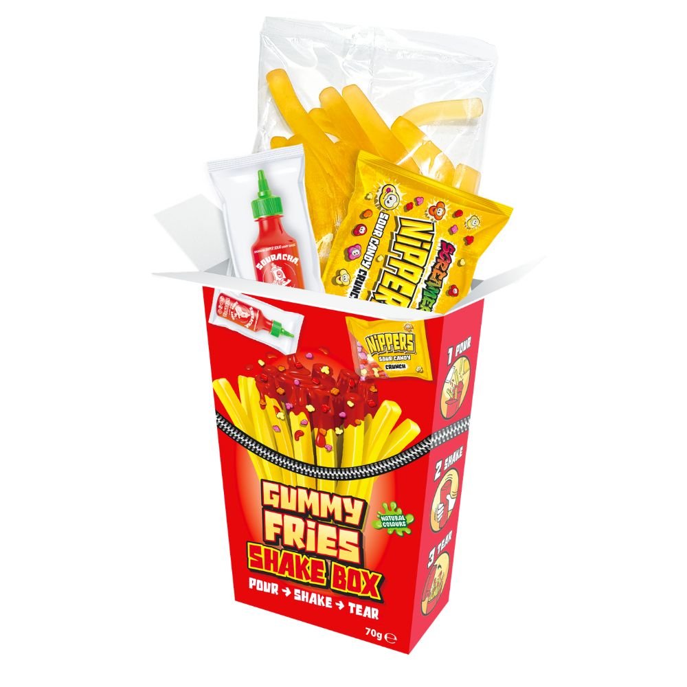 Zed Candy Gummy Fries Shake Box 70g
