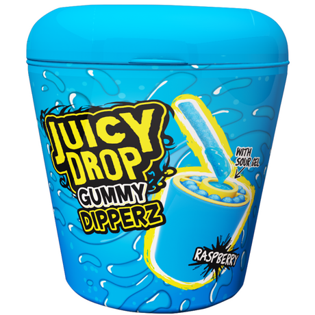 Juicy Drop Blue Raspberry Gummy Dipperz (96g)